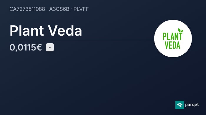 Plant Veda Dividende 2026: Rendite & Historie | Parqet