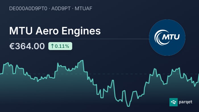 MTU Aero Engines stock - Real-time prices & charts - DE000A0D9PT0 | Parqet