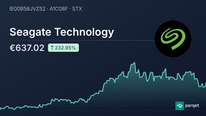 Seagate Technology stock - Real-time prices & charts - IE00B58JVZ52 ...