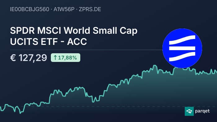 SPDR MSCI World Small Cap UCITS ETF - ACC ETF - IE00BCBJG560 | Parqet
